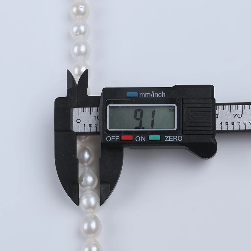 Wholesale 7-9/9-11/10-11mm White Color Drop Shape Baroque Natural Freshwater Pearl Strands