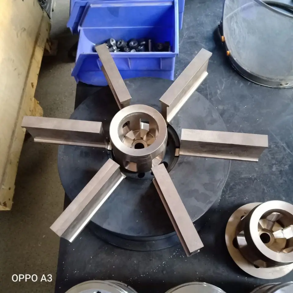 TAA brand Turbines impeller head kinds of shot blasting machine spare parts for shotblasting machine