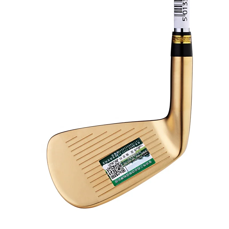 High-end Customized Golden Forged Golf Clubs Golf Iron Head For Men