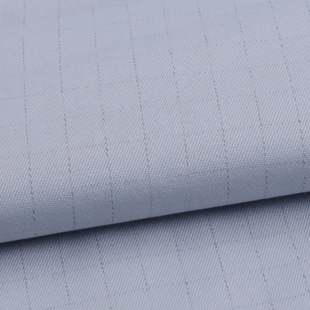 2020 new products 60% cotton 40% polyester blended esd fabric ripstop conductive fabric