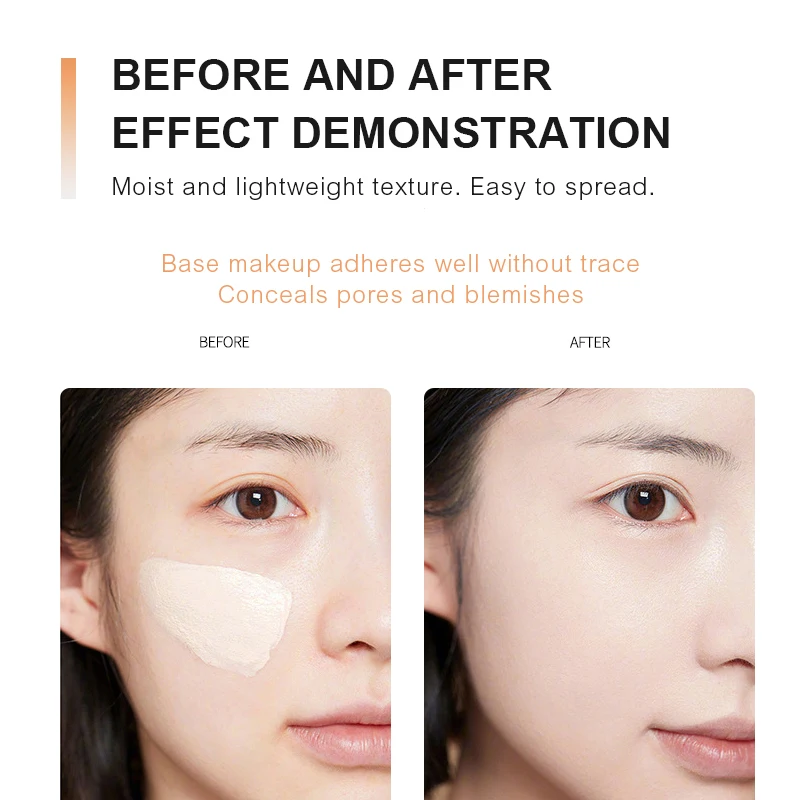 TEIENER Whitening Air Cushion CC Cream Repair Whitening Anti Aging Wrinkle Removal 7-Day Whitening Morning and Evening Cream