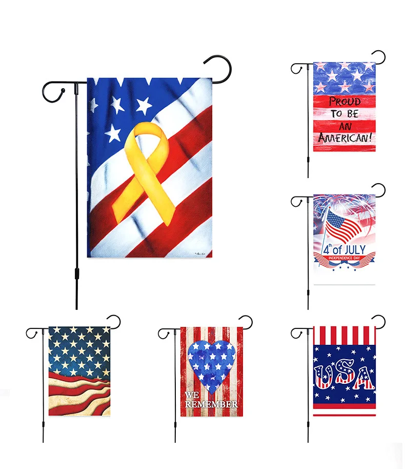 Custom double sided Summer sublimation Yard Outdoor Decor Home Decoration Accessories Garden Flags