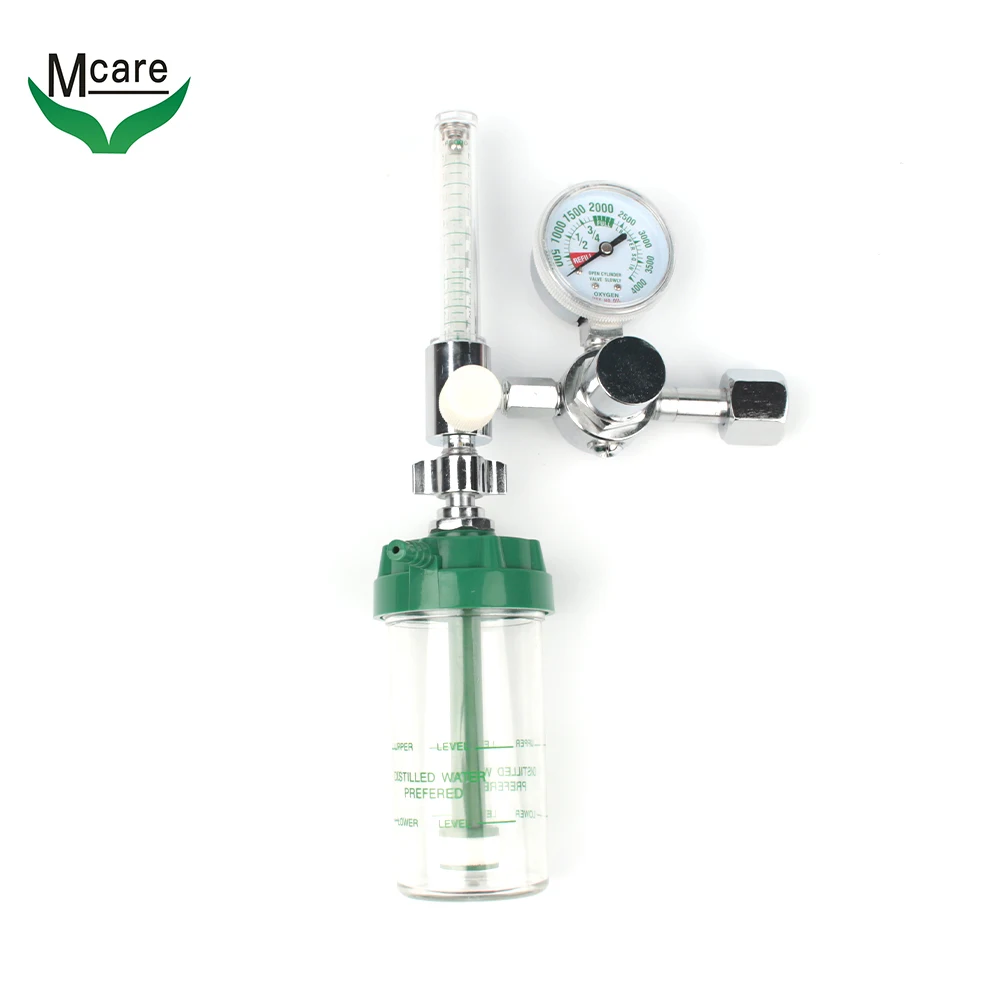 Good quality cylinders usage medical gas gauge meter manometer oxygen pressure oxygen regulator for hospital