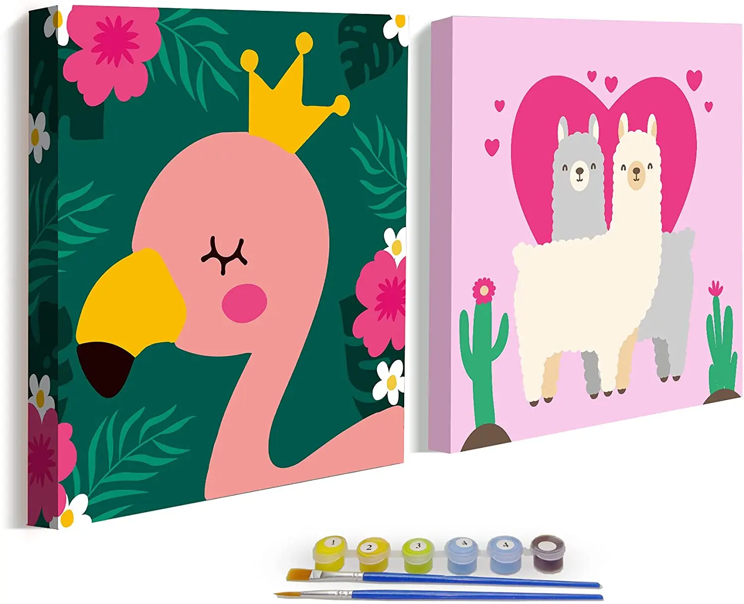 CHENISTORY 996941 Picture Painting by Numbers Garden castle Paintings on Canvas Kids Classical