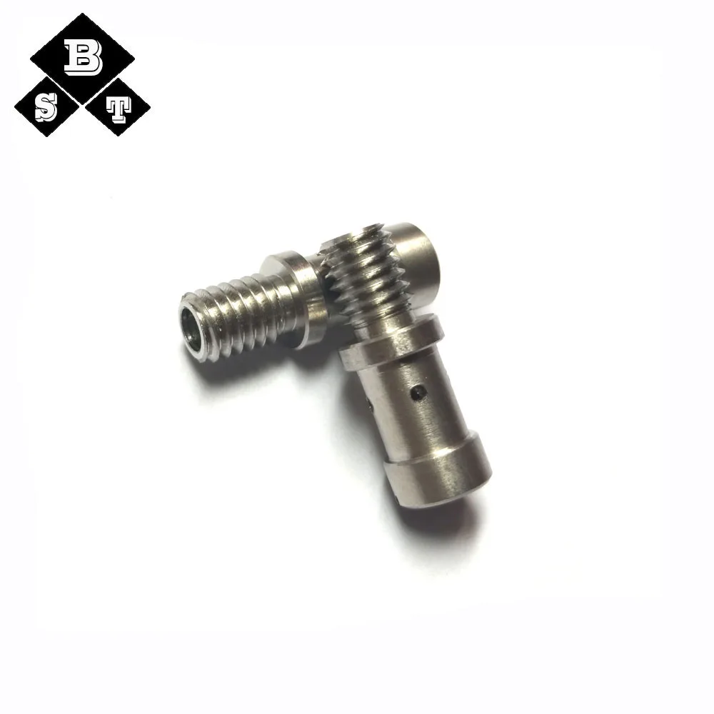 Custom High quality stainless steel cnc machining parts of screw and nut