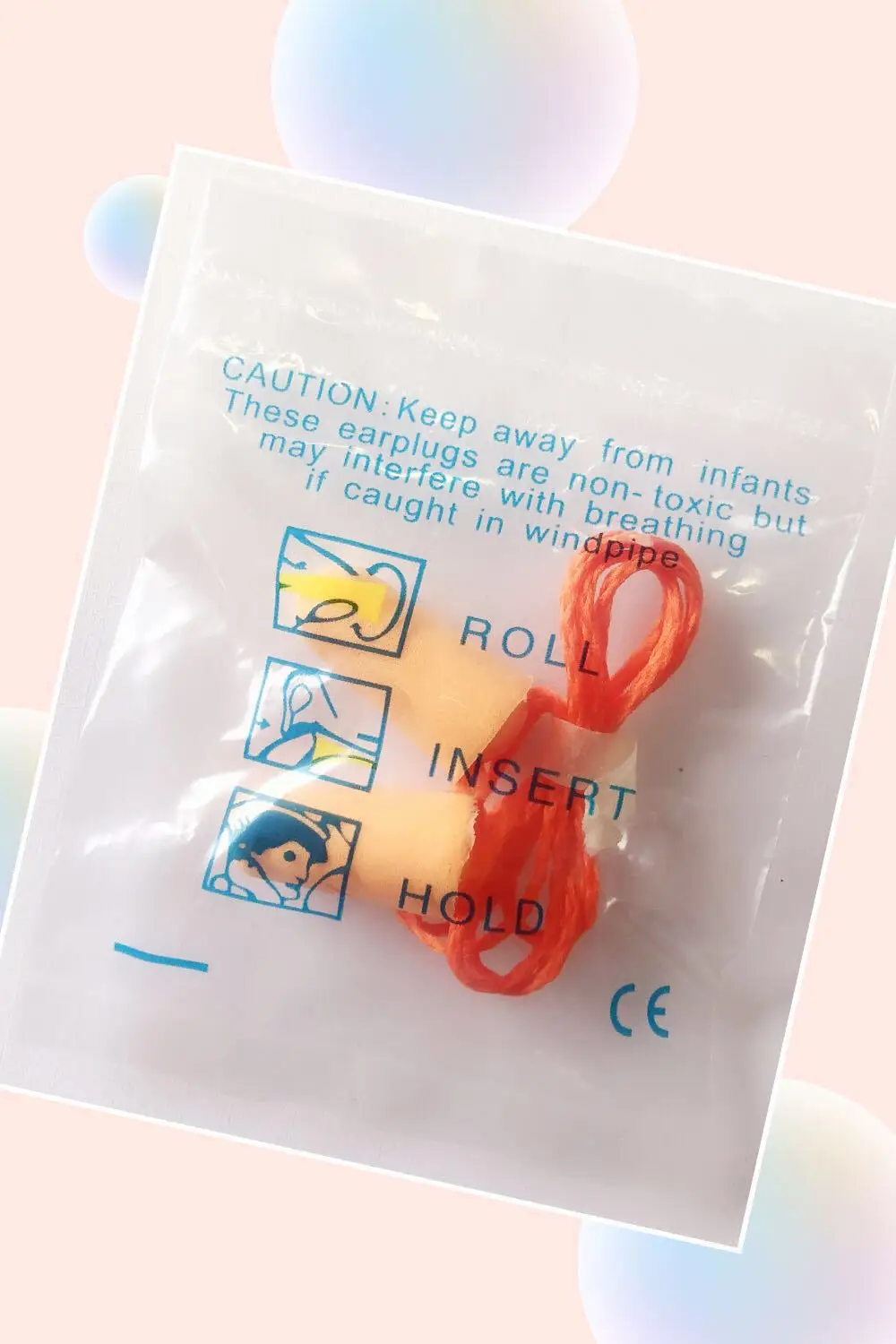 Reusable Ear Plugs Soft Silicone Earplugs Noise Reduction with Nylon Cord Hearing Protection