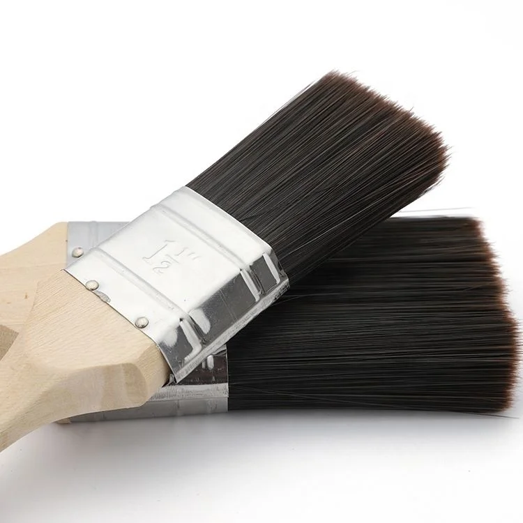 Best seller nylon paint brushes bristle size from 1 inch to 4 inch cheap bristle paint brush