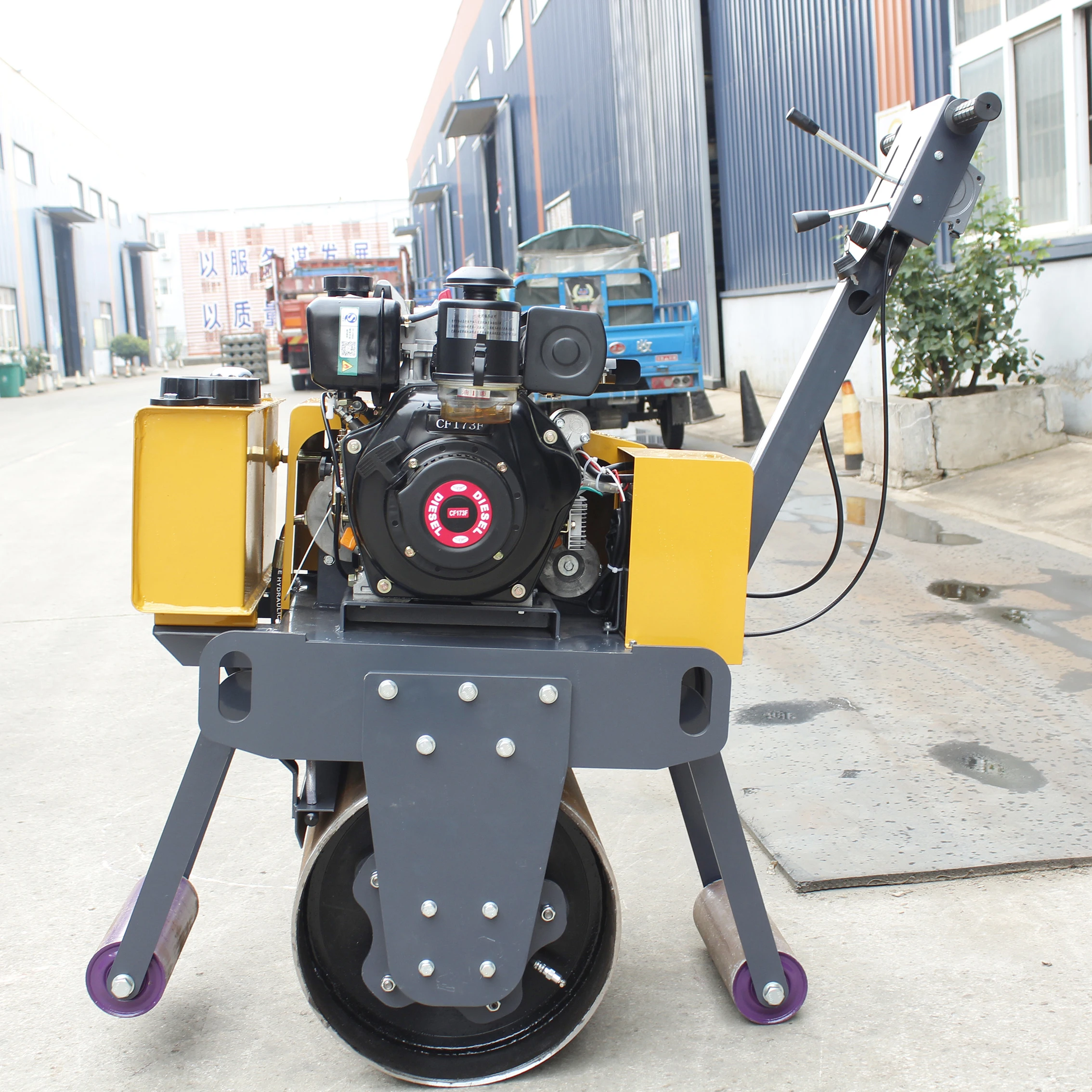 Road machinery OEM sheep foot road roller Full Hydraulic roller compactor