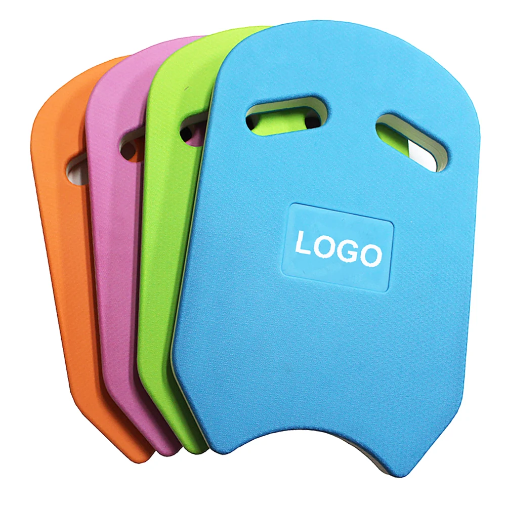 Wholesale EVA Foam Swim Kickboard Adults Safe Pool Training Aid swimming floating Board for kids with handles to hold on to