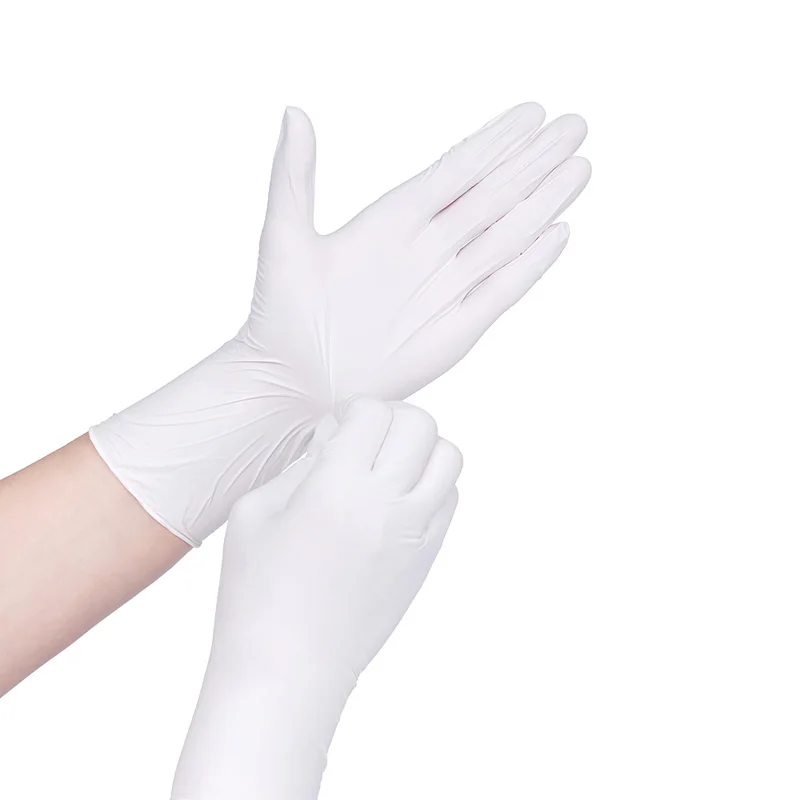 Titanfine High Quality Durable Powder-free Textured Nitrile Examination Gloves Disposable