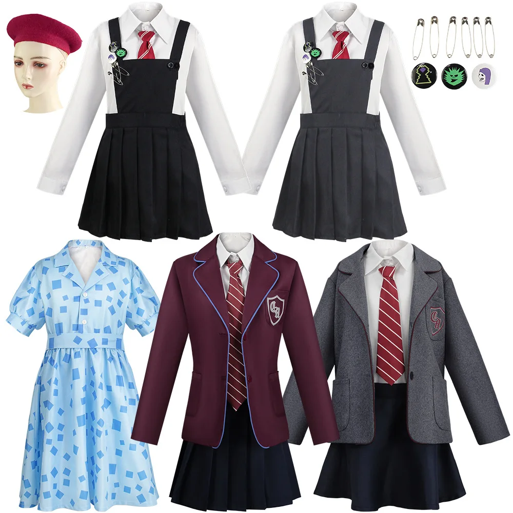 Matilda Cosplay Costume for Kids Hortensia Musical Playwear