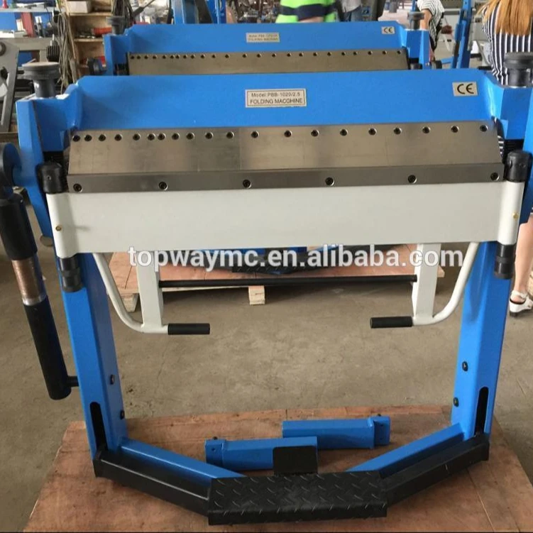 PBB1020/2.5; PBB1270/2.0 Manual Hand Simple Metal Press Brake Machine with Foot Control