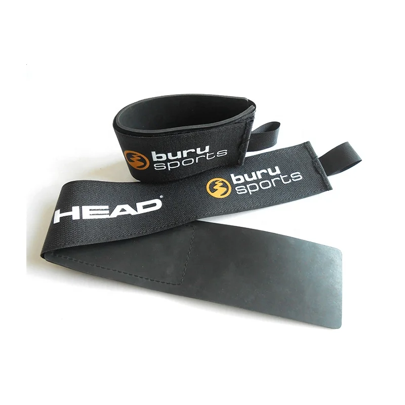 Personalized velcroes Custom Logo Ski Binding Strap Alpine Hook Loop Ski band