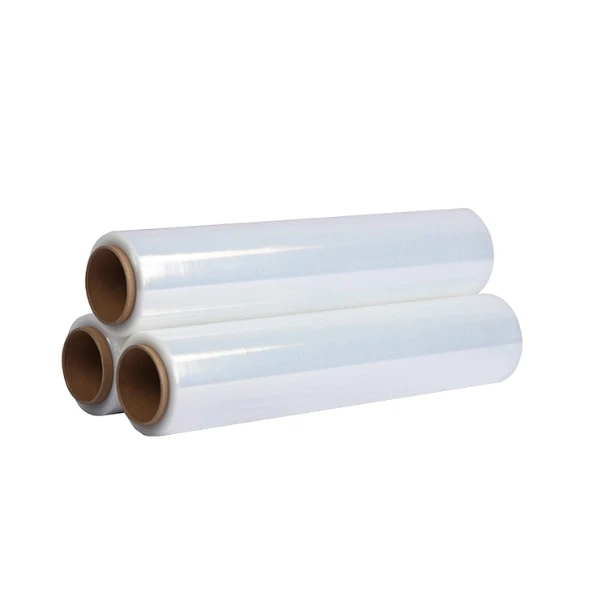 Machine and Handle Winding Roll Transparent Cling Stretch Film for Pallet and Carton Box Package