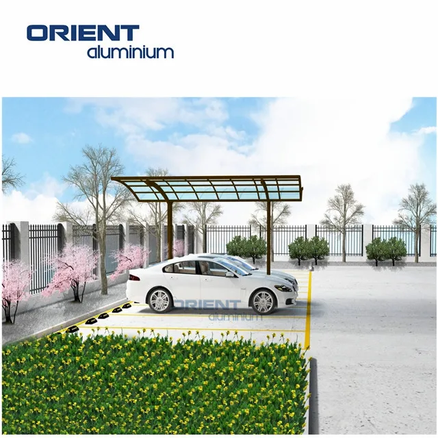customize outdoor car port garages 10FT*17FT aluminium carport garage kits