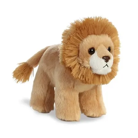 Unisex Custom CE ODM/OEM Stuffed Plush Soft Animal Toy Forest King Lion Made with PP Cotton