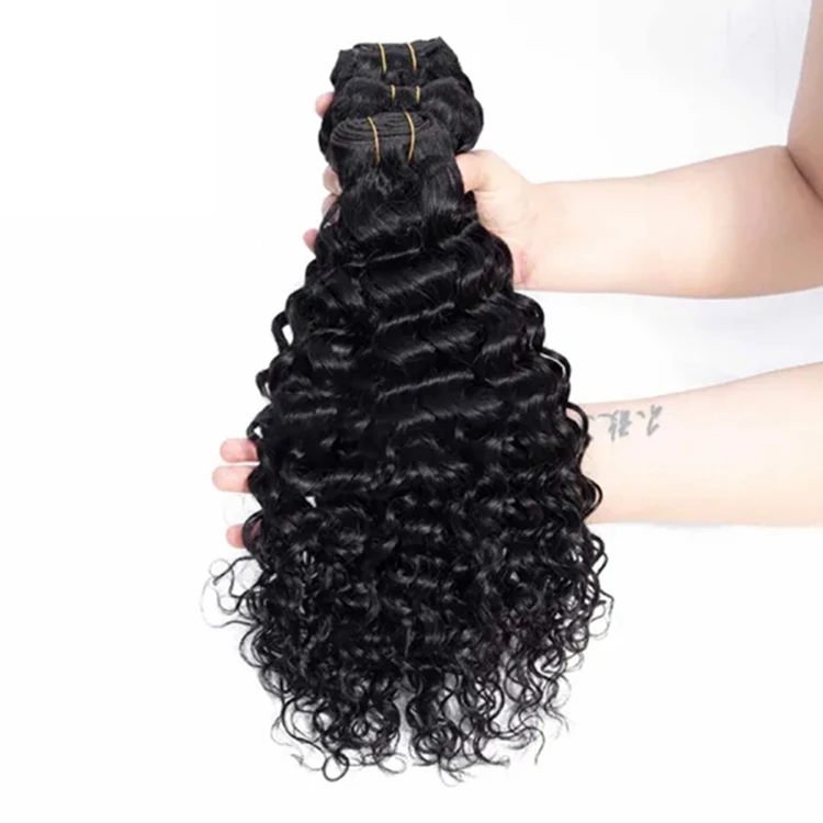 Romance 3c curl cantu hair topper products tape hair extensions raw burmese kinky curly hair bundles