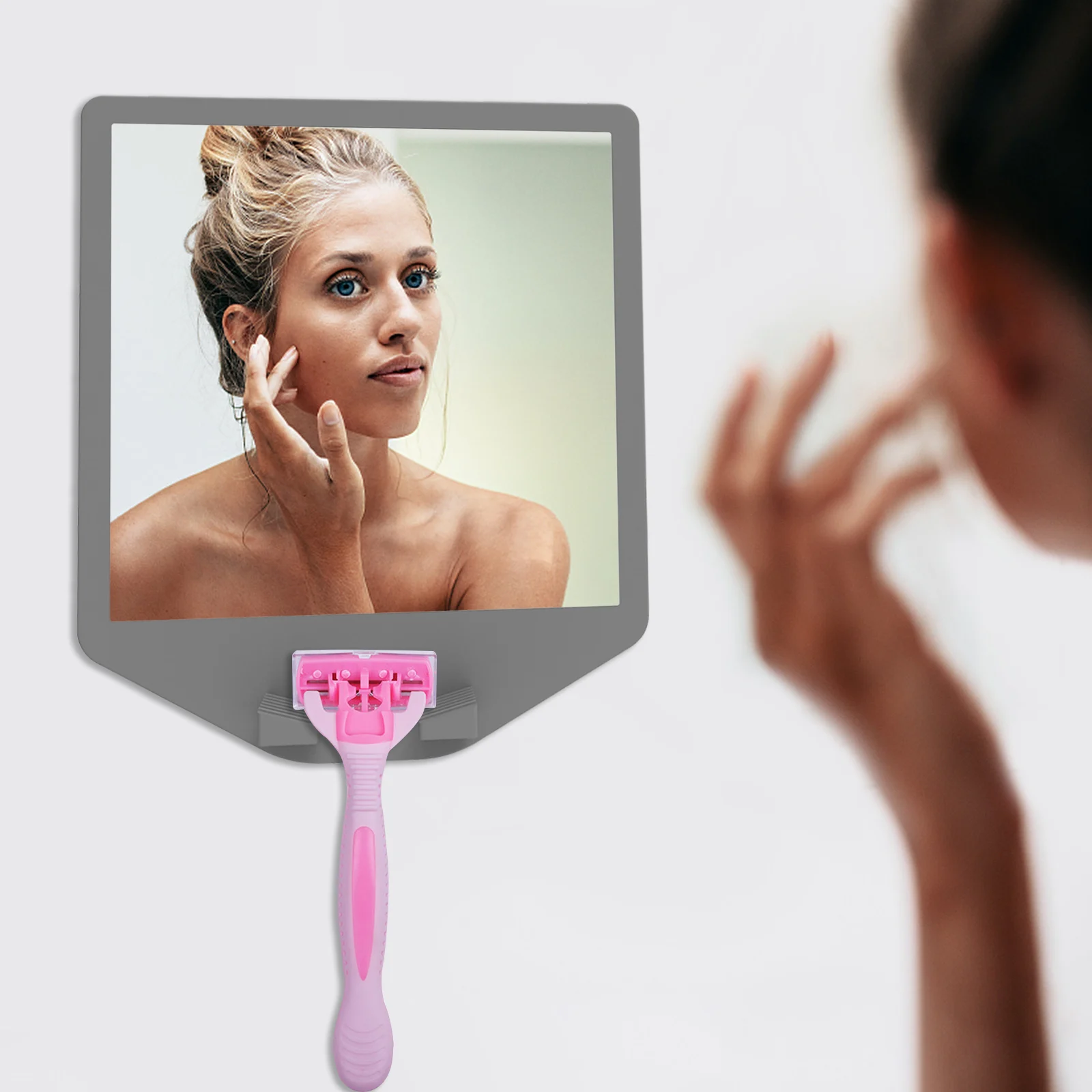 New Silicone Razor Holder Anti-Fog Mirror for Better Life Improved Visibility and Safety for Household Bathroom Accessories