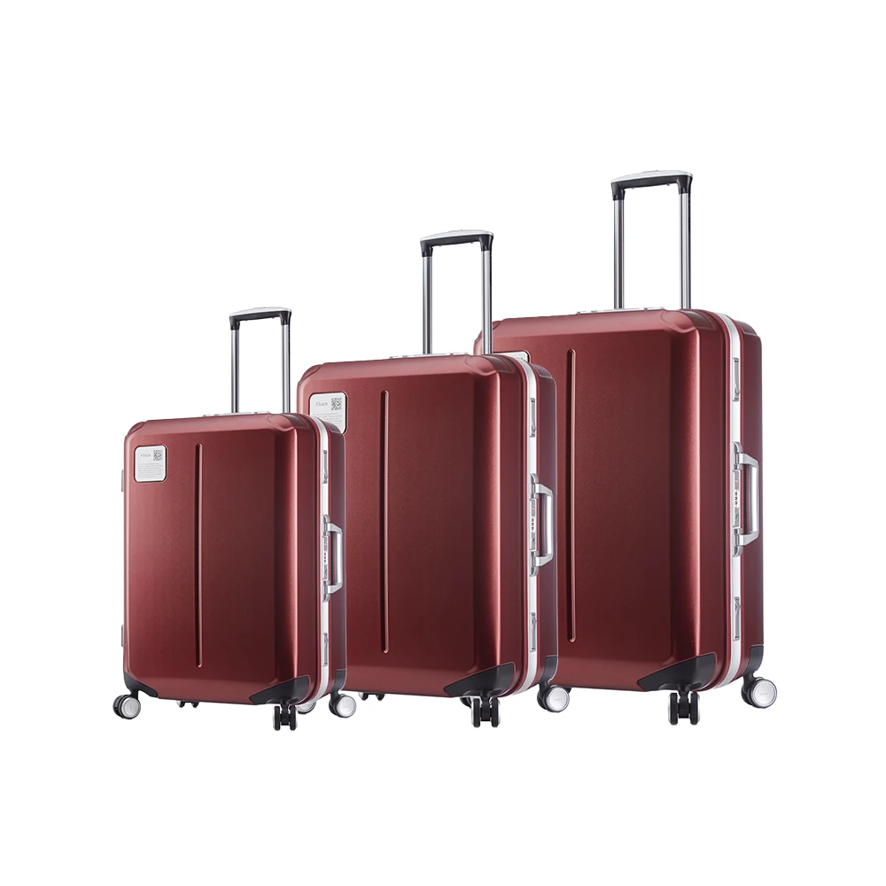 Luxury tag travel 3 piece Trolley Suitcase sets factory tsa lock pc suitcase luggage set