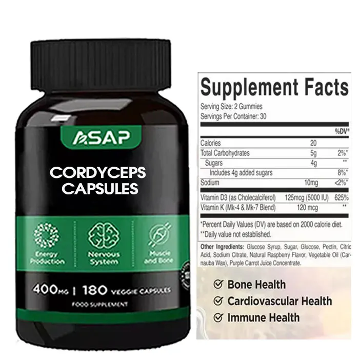 Buy Cordycepin Health Care Supplement Herbal Extract Organic Cordyceps Militaris Extract Powder Capsules