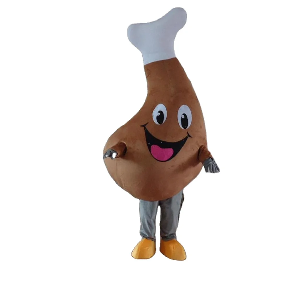 HI EN71 adult professional custom chicken leg mascot costumes