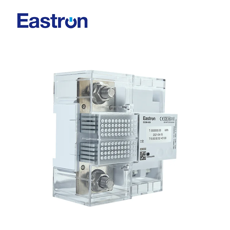 Eastron DCM6-650 MID DC Charger Energy Meter, High Accuracy Modbus Communication DC kWh Meter