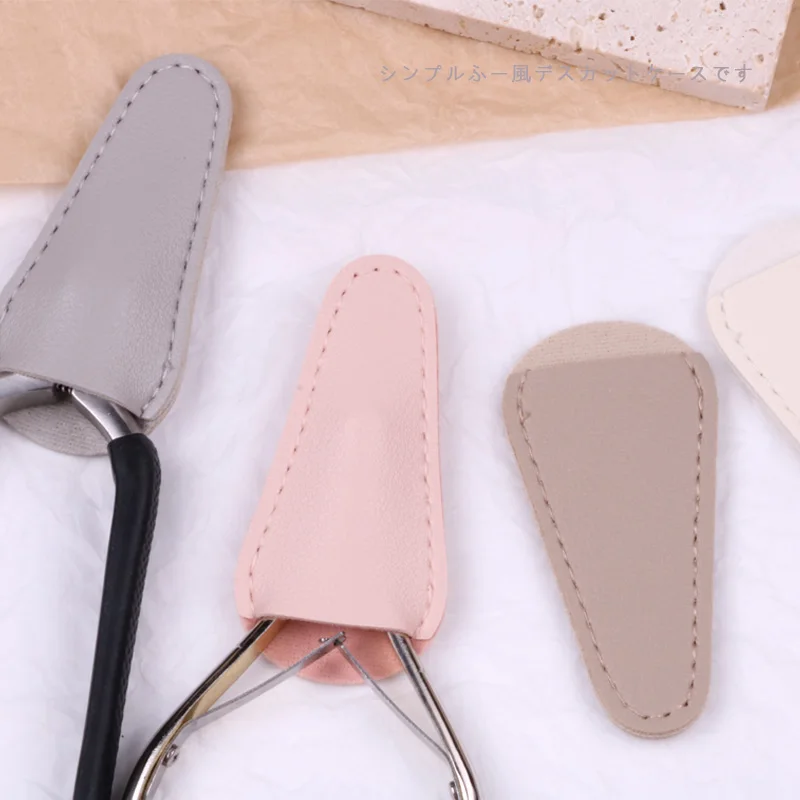 TSZS Durable Scissors Sheath Wear Resistant PU Leather Scissors Cover Portable Multifunctional Tools Protector