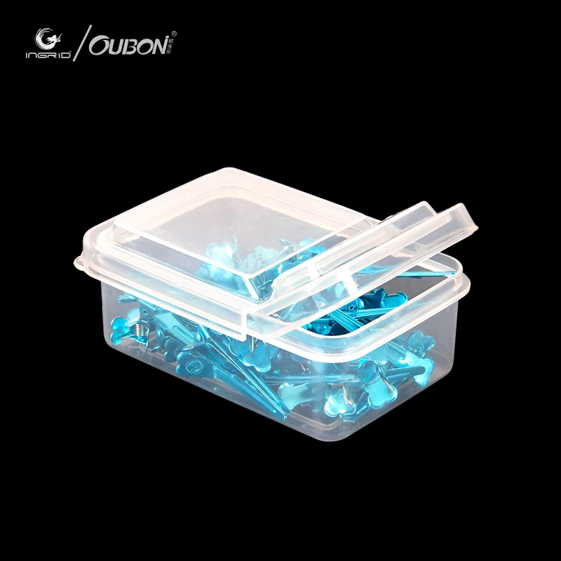 INGRID 50PCS Alligator Hair Clip Crocodile Clips Styling Tools Salon Color Cutting Extension Care tool Flat Metal Hair Clips