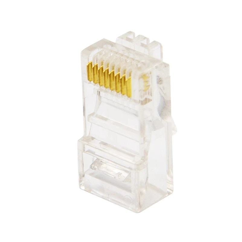 Male UTP unshielded Toolless Crystal Head Modular Plug Network Ethernet Cat5 cat6 8P8C Rj45 Connector
