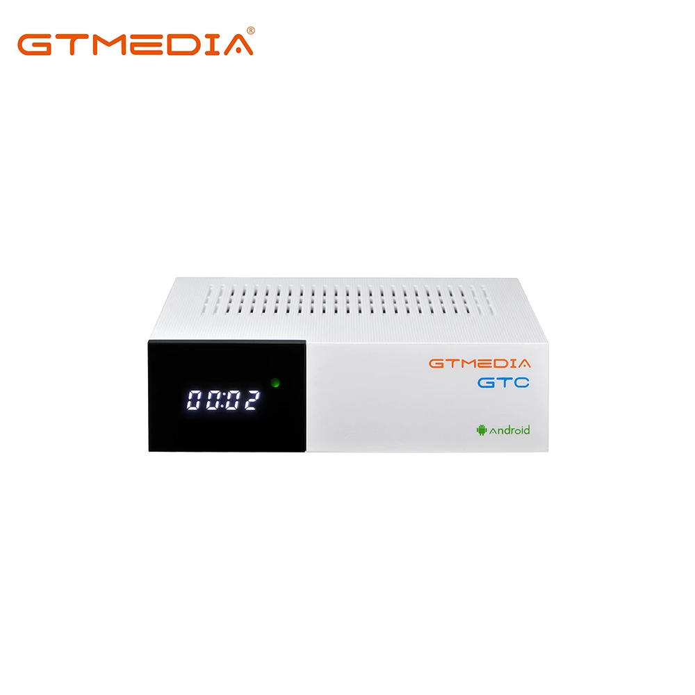 Завод производство GTMEDIA GTC Multi Stream 4 к Android APK DVB S2 DVB T2 ТВ коробка спутниковый ресивер Поддержка IPTV