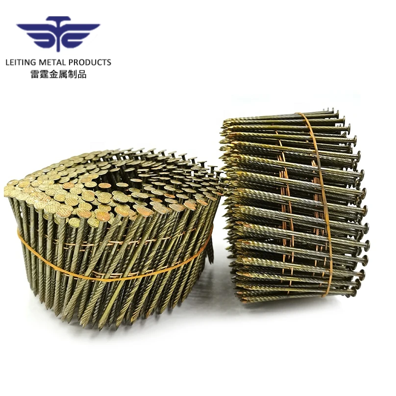 High Quality Nail Factory Collated Coil Nails for Pallet Pneumatic Gun