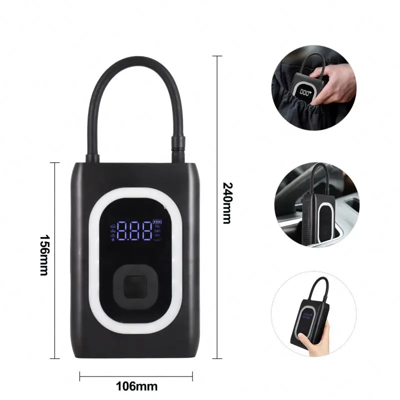 Jump Starter Air Compressor 1000A Power Bank Portable Battery For Car Emergency Booster Starting Device