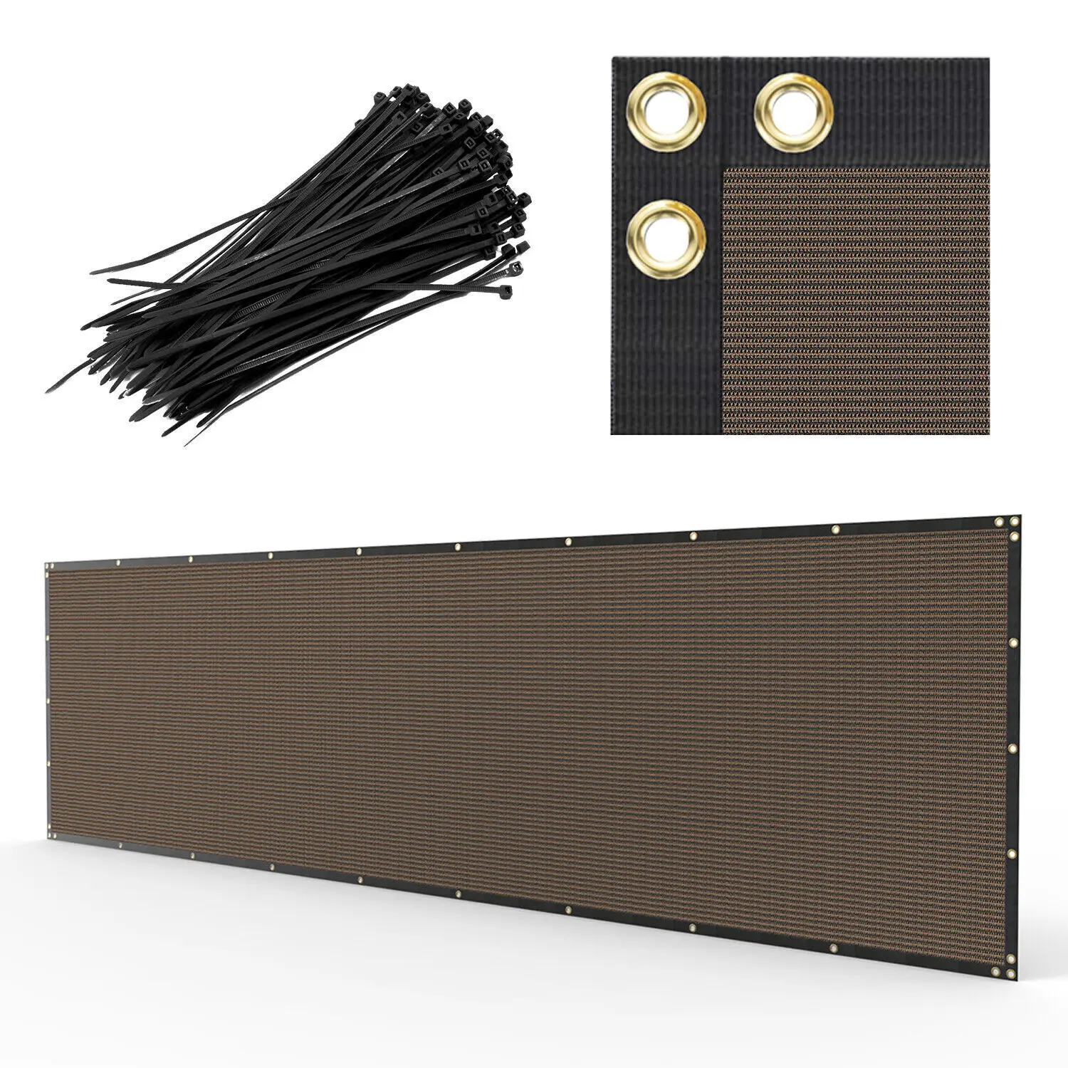 Brown Privacy Fence Mesh Privacy Fence Net Plastic Privacy Screen Fence