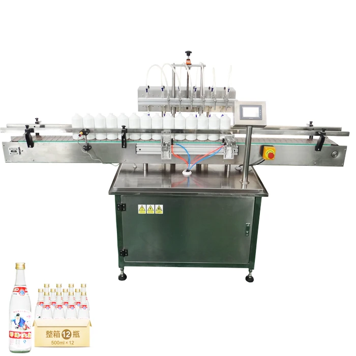 Higee whiskey glass bottling machine for alcohol liquor brandy gin filling line