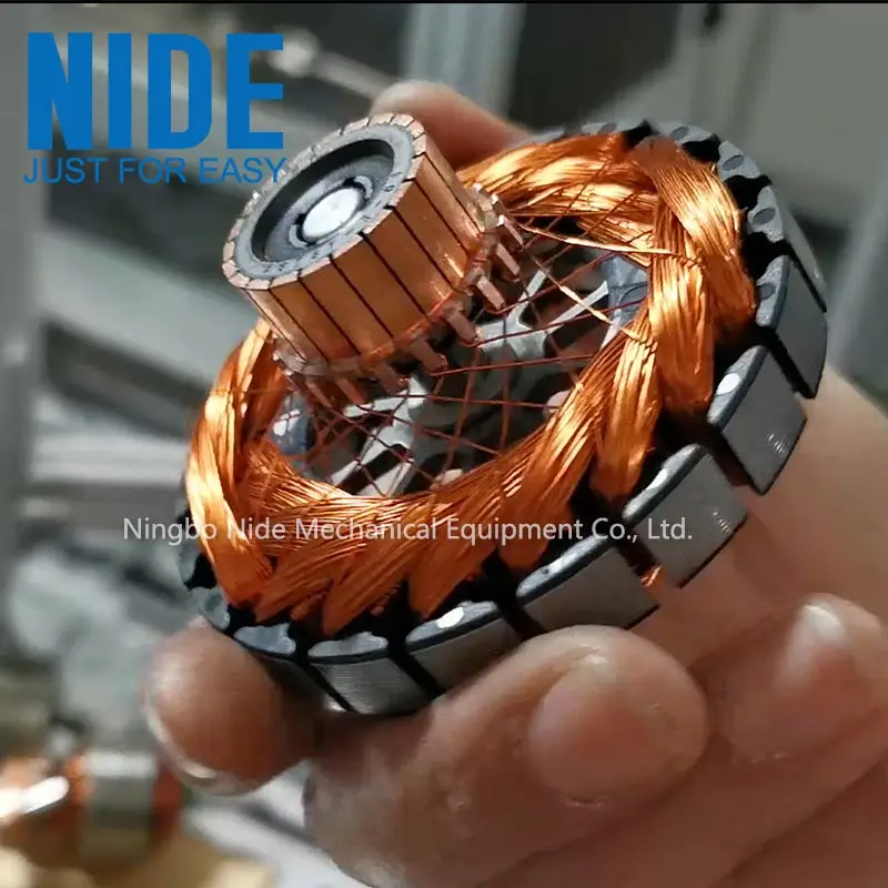 Automatic coil winding machine armature rotor wire winding equipment