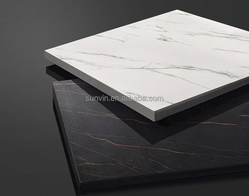 Спеченный камень раковина для ванной комнаты Calacatta Белый 1200x2400x9 мм большой размер фарфоровая плитка спеченный