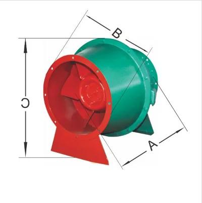 
Yuton SJG mixed Flow Fan exhaust duct fire fume draft blower Fire Axial Fan special for shopping center or industrial etc 