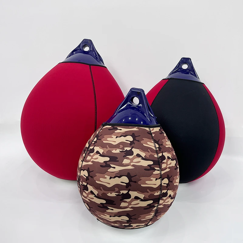 Customized OEM Neoprene Boat Fenders Cover Navy Blue Polyester Thicken Wear-resistant Boat Bumper Cover