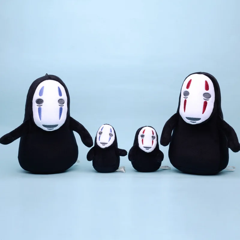 Hot Selling Unisex Japanese Cartoon Spirited Away Anime Stuffed Monster Plush Toy Halloween Kawaii Horror Decor PP Filling Gift