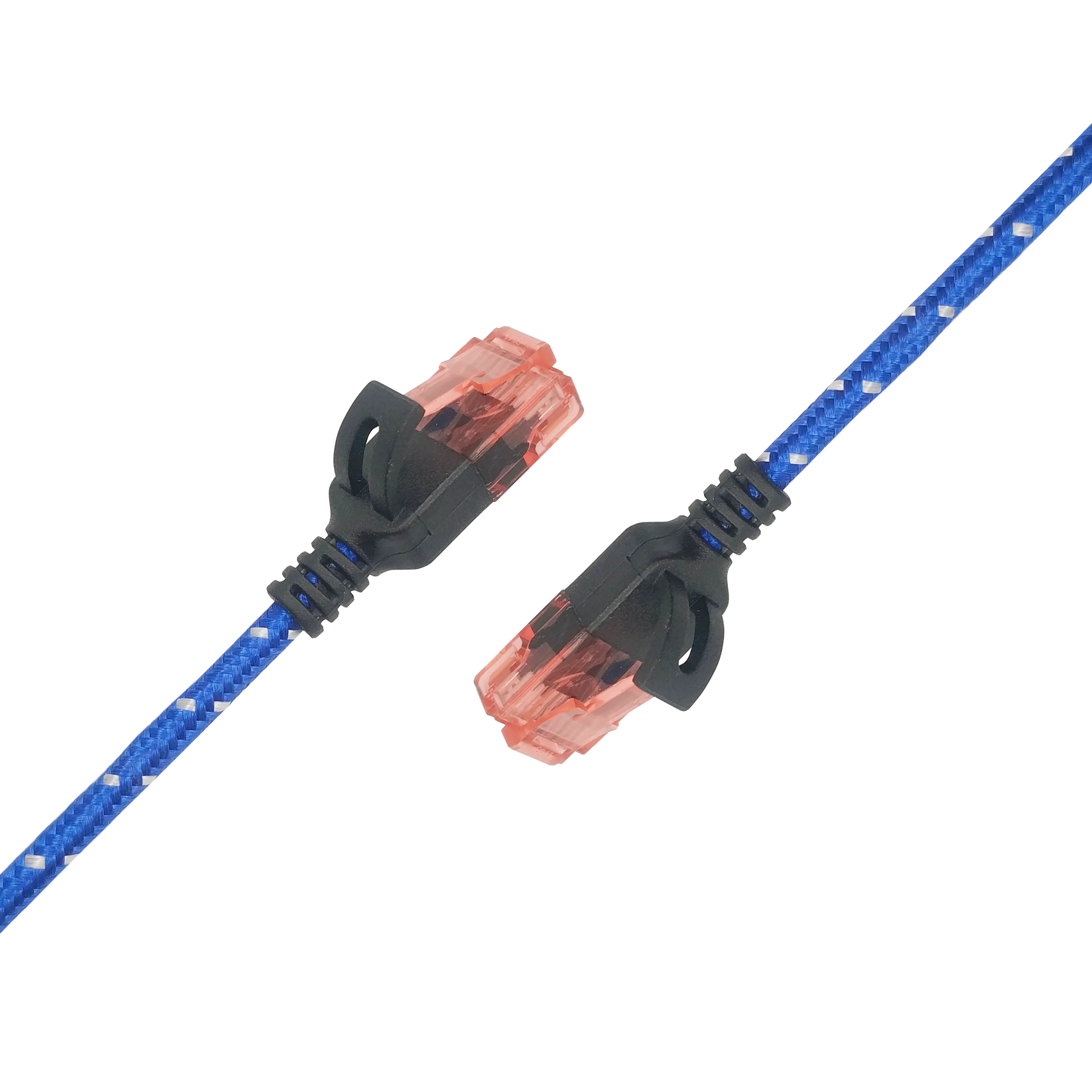 Behpex  Robust nylon fiber jacket Cable data Cat6a lan cable