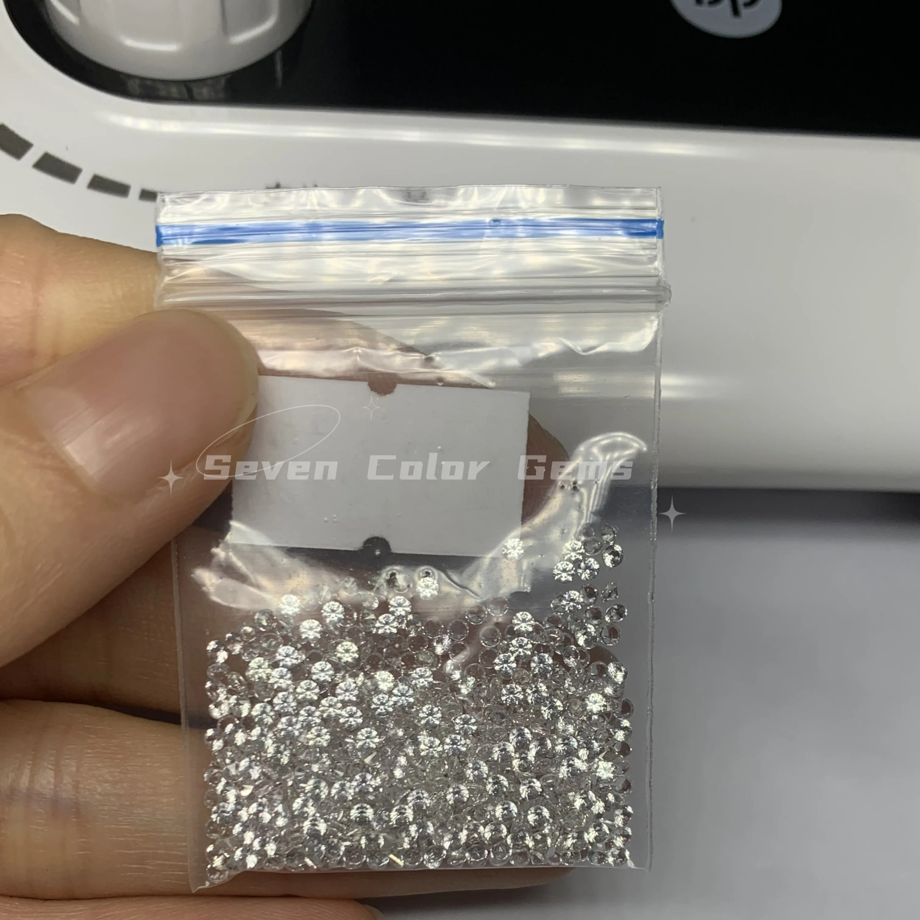 Natural white sapphire 2mm melee brilliant white sapphire stone top quality natural loose gemstones real gems