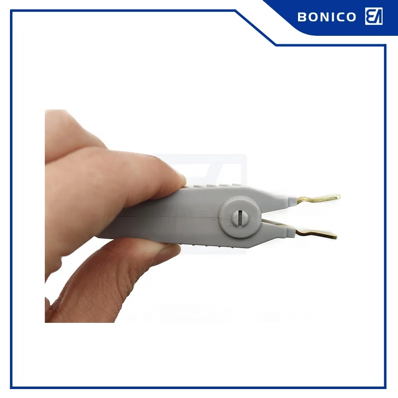 20A 90MM Gold Plated Brass ABS Material High Quality Battery Black Kelvin Clip