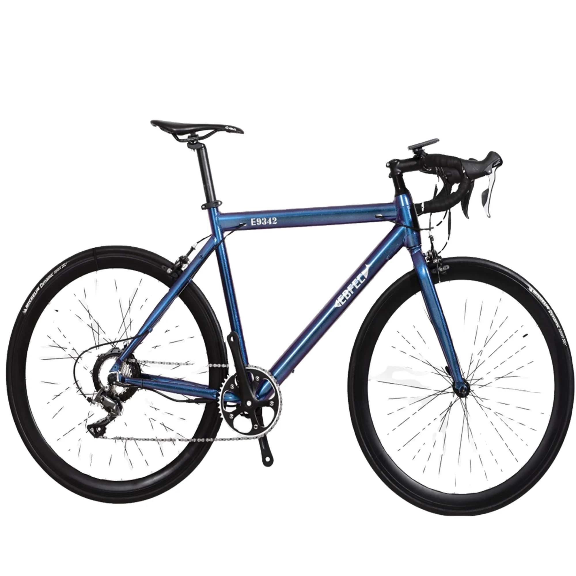 Torque sensing assisted highway racing bicycle aluminum alloy frame 14KG sports car