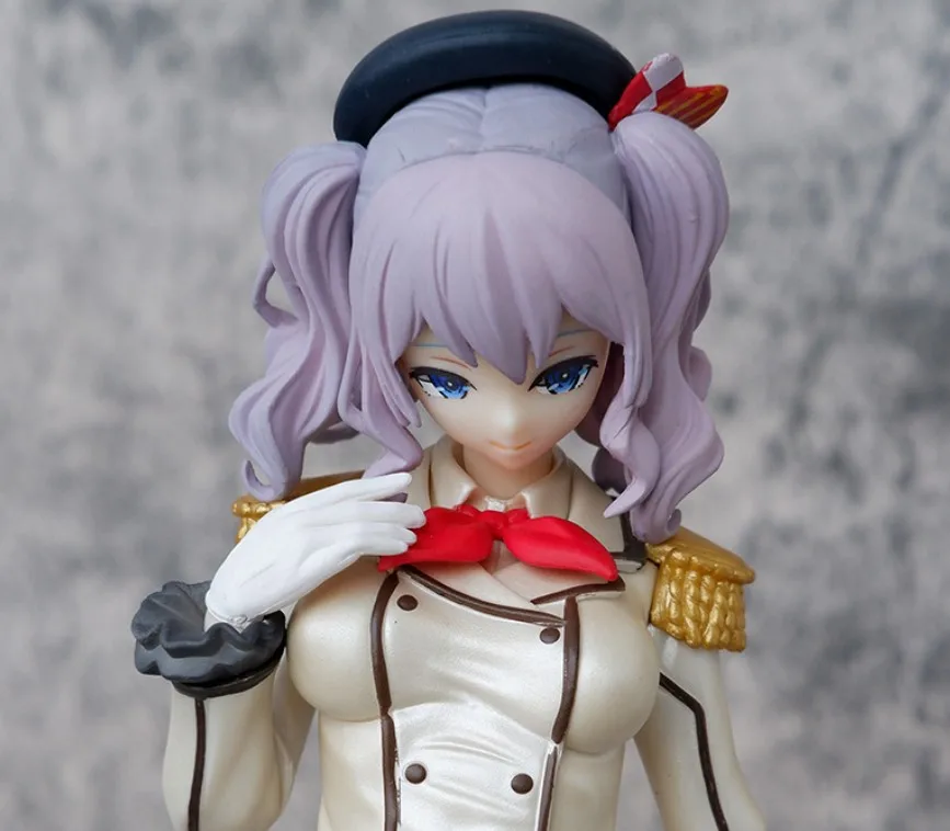 25cm Kantai Collection Kashima Sexy Girl Anime PVC Figure Toy collect hot game action figures figurine