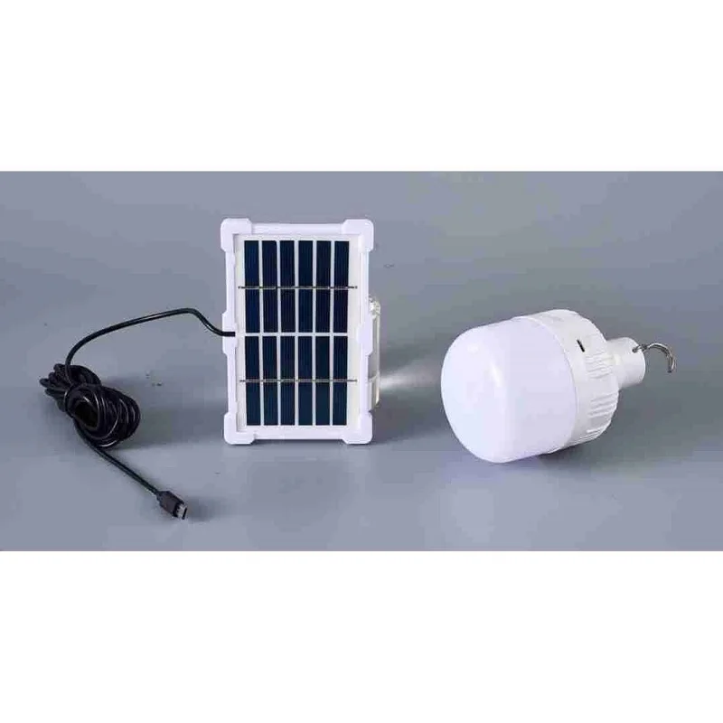 Solar Charging Energy Saving Lamps Portable Usb Raw Material Led Lights Bulbs Rechargeable Light Emergency Led Bulb
