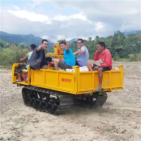 Mini rubber tracked crawler dumper price