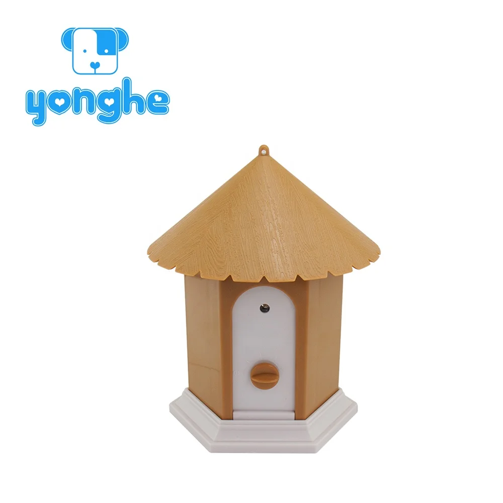 2020 Shenzhen Factory most popular outdoor home garden powerful sonic birdhouse bark control