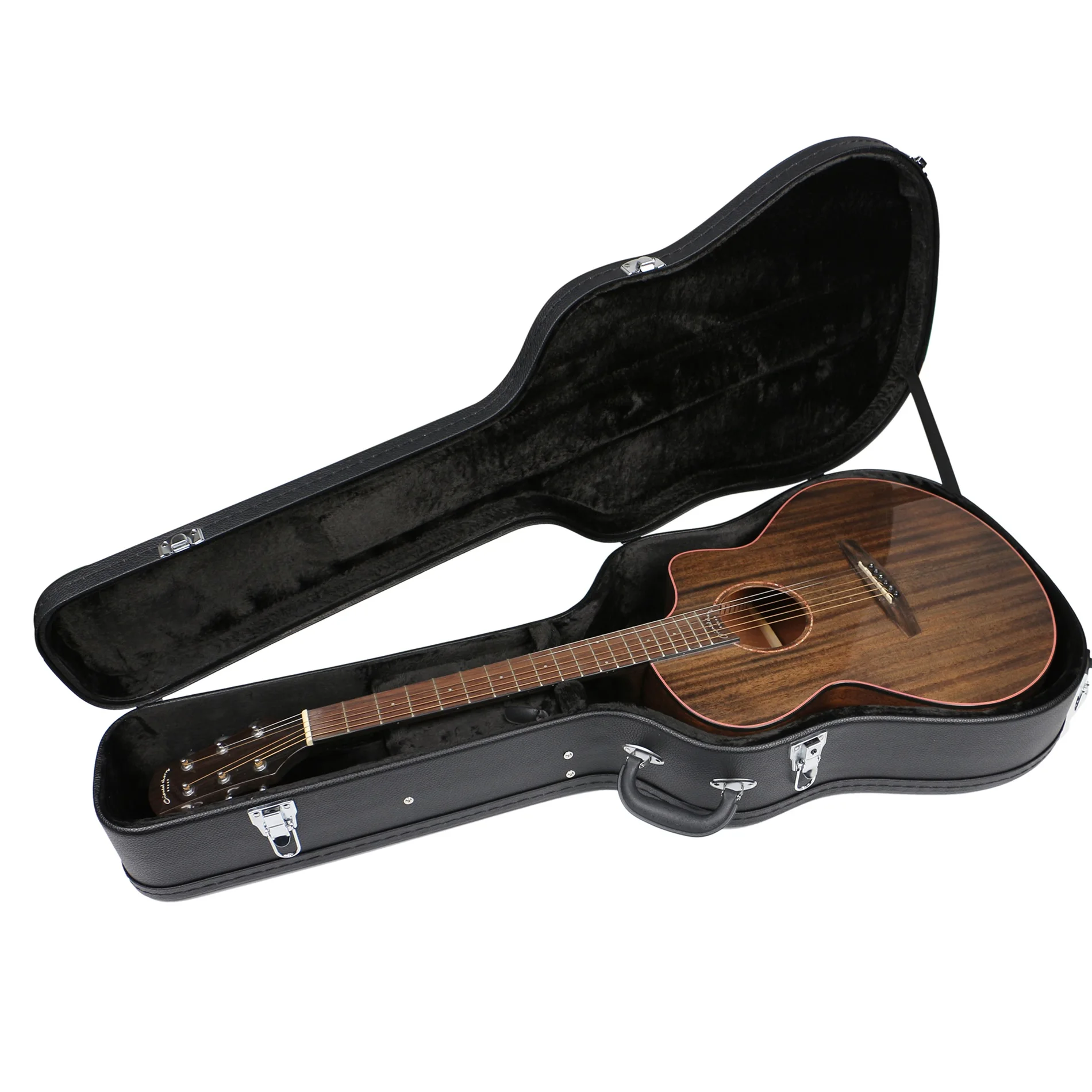 China factory wholesale lower price good quality acoustic guitar case hard for music store