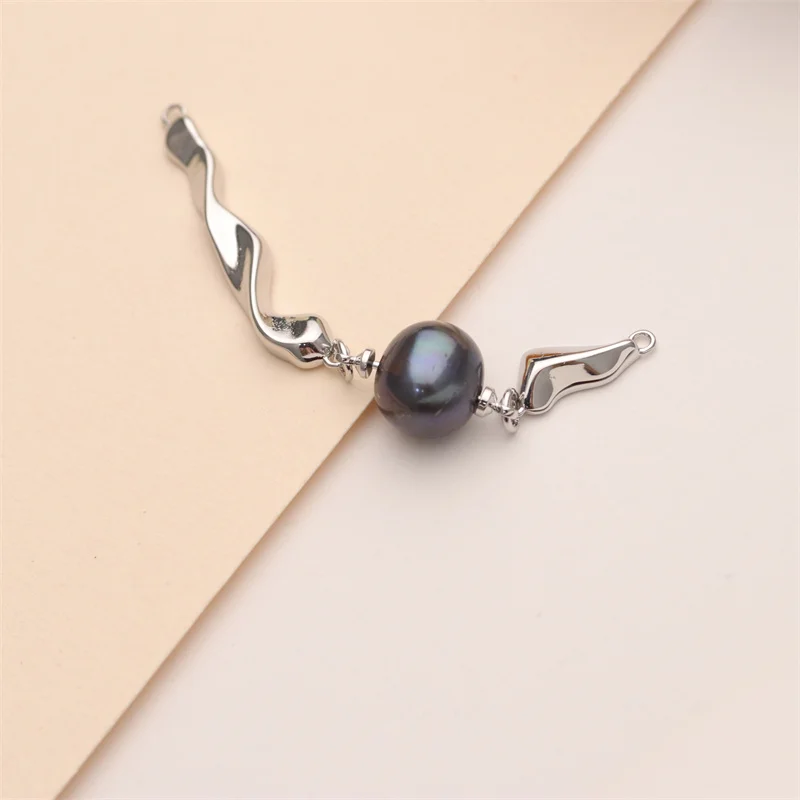 New Design Wholesale 18k Gold Plated Pearl Connector for Necklace Making