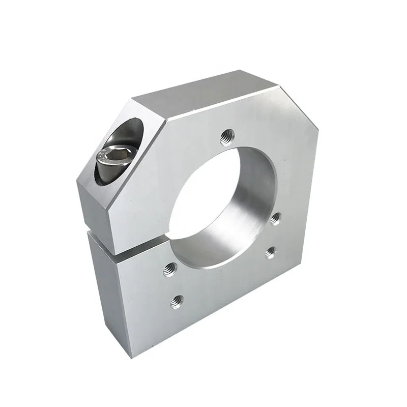 Oem Custom Precision Anodizing Aluminum Alloy Spindle Mount Base Adapter Cnc Machining Milling Parts